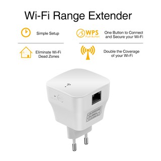 Kebidumei Wireless-N 300Mbps Range Expander Wifi Repeater 802.11n/b/g Network Routers Signal Booster