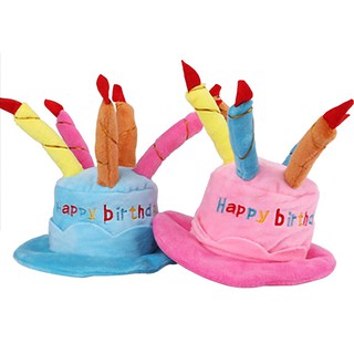 Pet Cat Dog Happy Birthday Hat Cake Amp Candles Design Party (5)