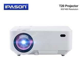 【Spot goods】♂▤◄Ipason T20 HD led projector Support 1080p HDMI USB Portable Cinema Beamer (1)