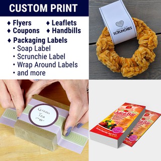 Custom Flyers / Packaging Label / Leaflets (Non-adhesive) (5)
