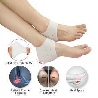 foot cushion☊✽1 Pair (2pcs) Silicone Gel Heel Cushion,Anti Crack Moisturizing Foot,Shoe Heel Pad ,Sh