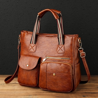 2020 new handbag shoulder bag retro fashion simple large capacity Messenger Bag