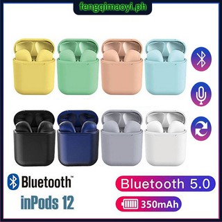 i12S TWS inPods 12S Wireless Earphone Bluetooth Macaron Colorful HiFi Sports Earbud