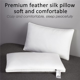 Maternity Pillows❁SB Pillow Chinese Natural Silk Single Pillow 100% Orthopedic Neck Pillows Hotel Co