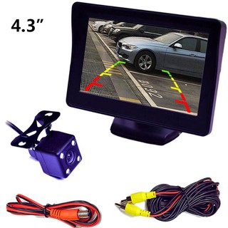 4.3 Inch TFT LCD Car Monitor Car Reverse Parking Monitor with HD IR Night Vision Reversing Camera 46