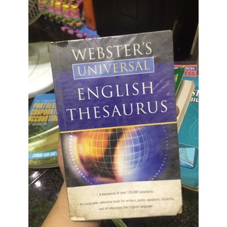 Pre-loved book: Webter's Universal English Thesaurus (Geddes & Grosset)