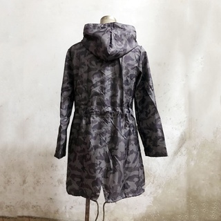 Women Camouflage Hooded Coat Zip Army Jacket Parka Outwear Casual Windbreaker (3)