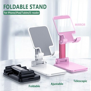Telescopic Folding Smart Phone Tablet Stand Adjustable Holder For iPhone Samsung Desktop Support