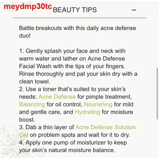 ☞☒Human Nature Acne Defense Facial Wash; 100ml