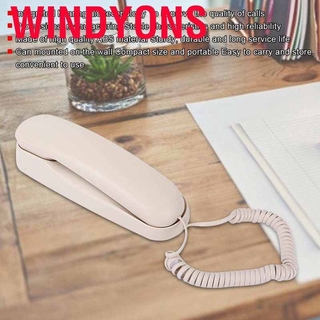 [Ready Stock] Windyons Wall telephone Landline telephones for home Beige table-mountable landlines hotel guest room family Elevator shower table and wall Dual purpose