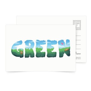 Green Forest Postcard - Pinspired