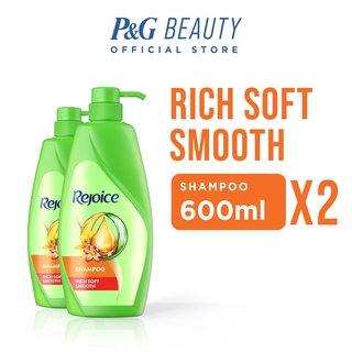 Rejoice Rich Soft Smooth Shampoo 600ML Duo