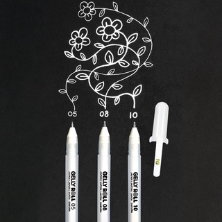 pen✾✚Sakura Gelly Roll Pen Classic White (1)