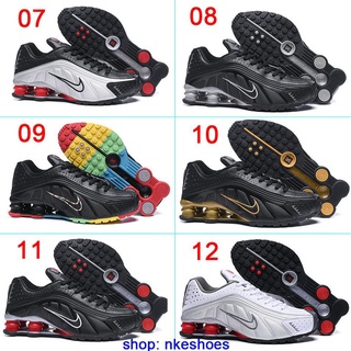 Mynikker原版正品马来西亚Malaysia ready store Nike Shox R4 Men and Women's Spring Shoes Running Sneakers Casu