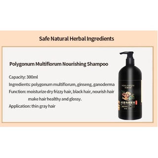 Polygonum multiflorum black hair shampoo (9)