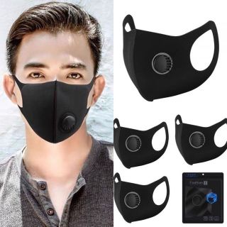 3D pita facemask with valve washable reusable facemask