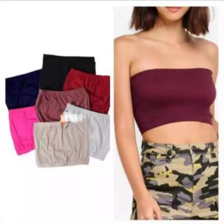 TUBE TOP ASSORTED PLAIN COLORS