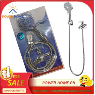 Telephone shower set with two way faucet
