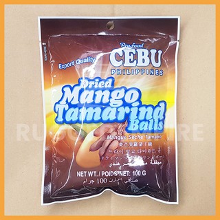 Profood Cebu Dried Mango Tamarind Balls 100g EXPORT QUALITY