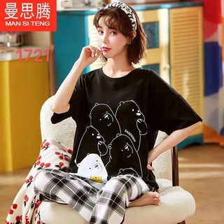 Korean Women Cutie Comfortable Sleepwear Terno Panjama Outfit Womenue Apparel