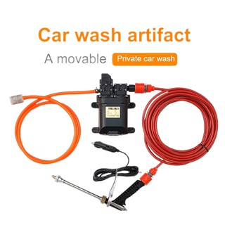 【high quality】☸❏12V 80W 130Psi High Pressure Self-Priming Electric Car Portable Wash Washer Water Pu