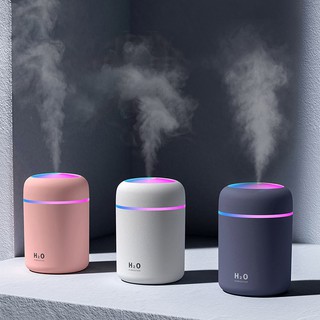 300ML USB Car Colorful Humidifier Home Air Humidifier Aromatherapy Purifier Office Home Supplies
