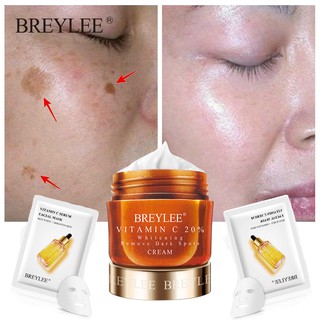 BREYLEE Vitamin C Face Cream Serum VC 20% Fade Freckles Remove Dark Spots Facial Creams Mask