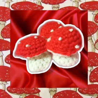 [By Valhalla] Crochet Mini Mushrooms