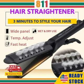 Hair Straightener Flat Iron ceramic tourmaline ionic 3s fast Curler Straightening Styling Tool 2 in 1 Hair Straightener Flat Iron Straightening Styling Tool hair styling