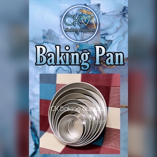 BAKING PAN | 3 inches | 4x3, 5x3, 6x3, 7x3x 8x3, 9x3, 10x3| Round Pan, Cake Pan | CK BAKING SUPPLIES