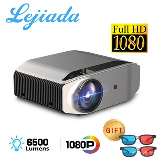 LEJIADA HD Projector YG620 LED 1920x1080P Video 3D YG621 Wireless Wifi Multi-Screen Beamer Theater A