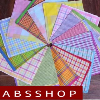 ABS COD UNISEX 12Pcs Cotton handkerchief/Panyo