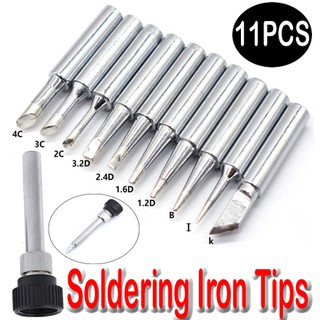 10/11pcs Soldering Iron Tips Soldering Iron Head Lead-free Solder Tips (1)
