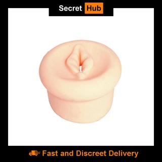 paper size Secret Hub Penis Pump Sleeve Silicone Sex Accessories (Labia Design)