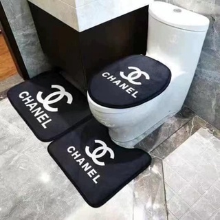 Chanel, Gucci and Dior Bathroom Rug Set