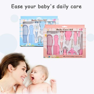 1 Set of 6/8/10/13pcs convenient baby daily healthcare well kit toy