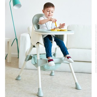 [COD] Premium High Chair with Compartment Booster Toddler Safety Highchair Adjustable Height (1)