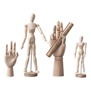 Creative Jitda Art Wooden Man Movable Joint Hand Wooden Man Decoration Wooden Joint Man Decoration (5)