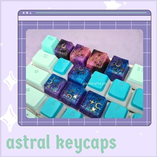 ☆Astral☆ Handmade Resin Artisan Keycaps for Mechanical Keyboard CherryMx Gateron Kailh Switch