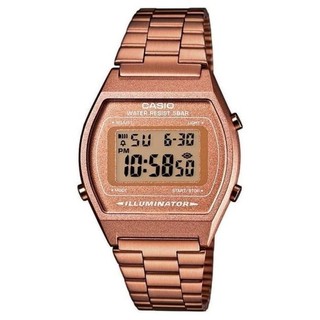 Casio Watch for Women B640WC-5ADF Rose Gold Stainless Steel Strap 50m Digital