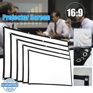 Portable Foldable Projector Screen 16:9 HD Outdoor Indoor Home Cinema Theater 3D Movie