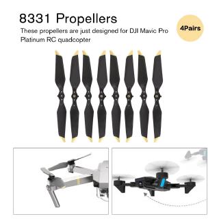 [131] 4 Pairs Low-Noise Quick-Release 8331 Propellers for DJI Pro Platinum Mavic