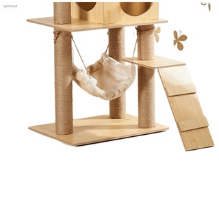 *mga kalakal sa stock*♝☫(COD)Pet Cat Tree Tower cat condo House cat carrier cat box cat bed