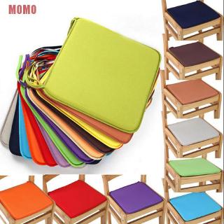 MOMO Cushion Office Chair Garden Indoor Dining Seat Pad Tie On Square Foam Patio UK (1)