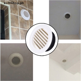 XOTOP Exterior Wall Air Vent Grille Plastic Round Air Exhaust Vent Grille Ducting .