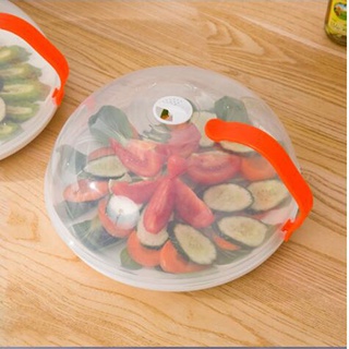 Food Cover Microwave Oven Dish Pan Lid Plate Stove Cover Cookware Lid Transparent Anti-Splash Cap