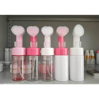 FACIAL FOAMER BOTTLE WITH SILICONE BRUSH