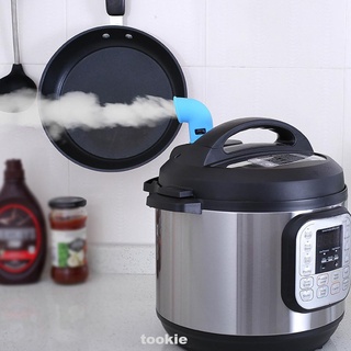 Restaurant 360 Degree Swivel Durable Non Toxic Gas Release Cabinet Protecter Silicone Steam Diverter