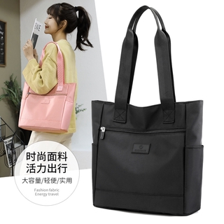 Large Capacity Shoulder Bag 2 021 Casual Women Handbag Lightweight Nylon Cloth