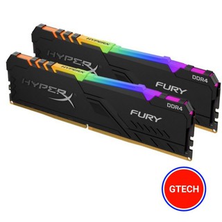 Kingston HyperX FURY RGB 16GB (2x8GB) DDR4 3200MHz UDIMM SDRAM Desktop Memory HX432C16FB3AK2/16